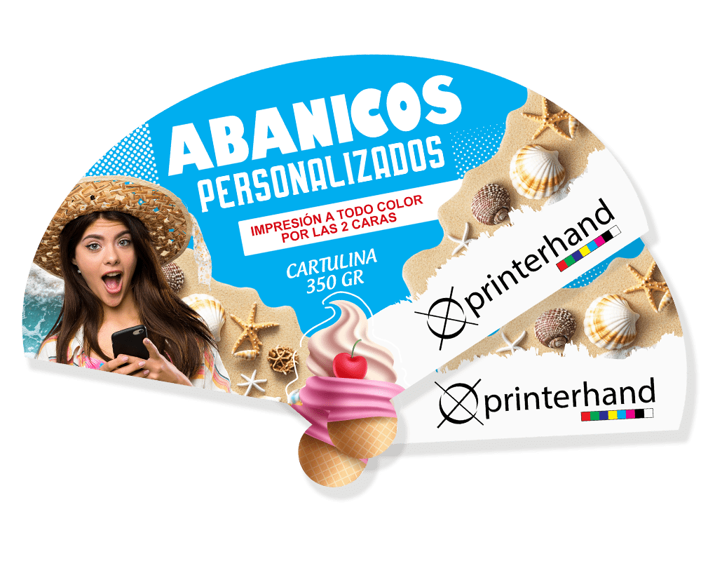 Abanicos de cartón personalizados