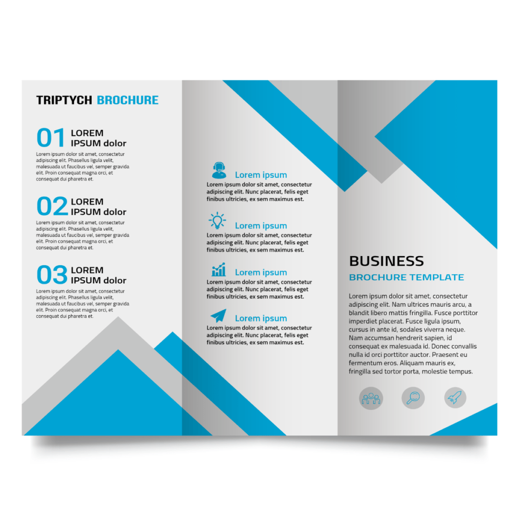 triptico brochure personalizado