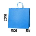 Bolsa Asa rizada Kraft