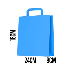 Bolsa Asa plana blanca 24x18x8