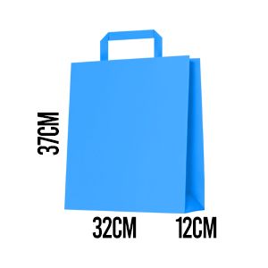 Bolsa Asa plana blanca 32x37x12