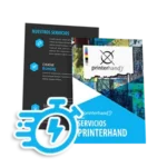 Flyers express personalizados A4, A5, A6, DL y 21×20 cm impresos a todo color por Printerhand