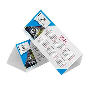 calendario peana automontable personalizado 2026 22x11 cm