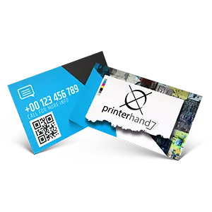 Tarjetas de visita personalizadas 2026 de 8,5 × 5,5 cm, impresas a todo color con acabado mate o brillo por Printerhand