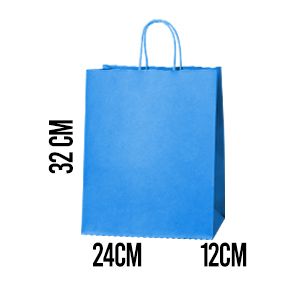 Bolsa Asa rizada Kraft