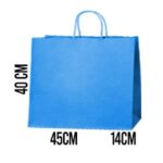Bolsa Asa rizada Kraft