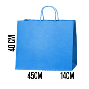 Bolsa Asa rizada Kraft