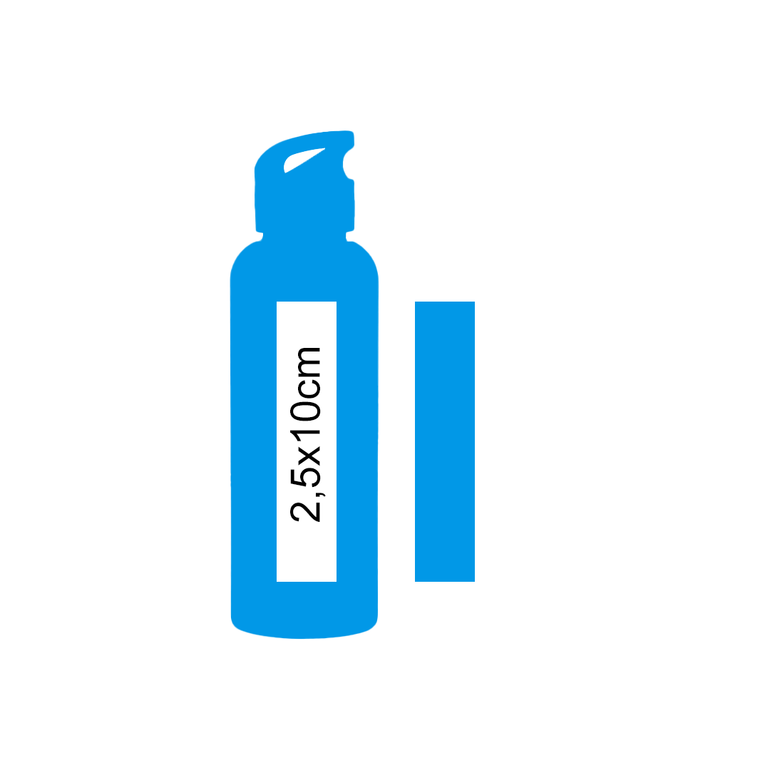 Bidón pruler azul
