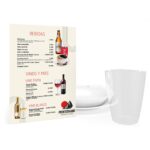 Carta menú restaurante personalizada. Envíos a todo España
