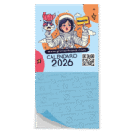 Calendario de nevera personalizado 2025 con imán y diseño a color impreso por Printerhand