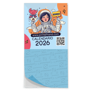 Calendario de nevera personalizado 2025 con imán y diseño a color impreso por Printerhand
